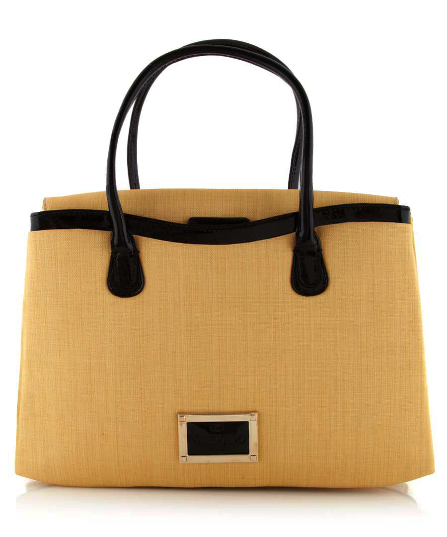 Discount Yellow straw and leather bag SECRETSALES