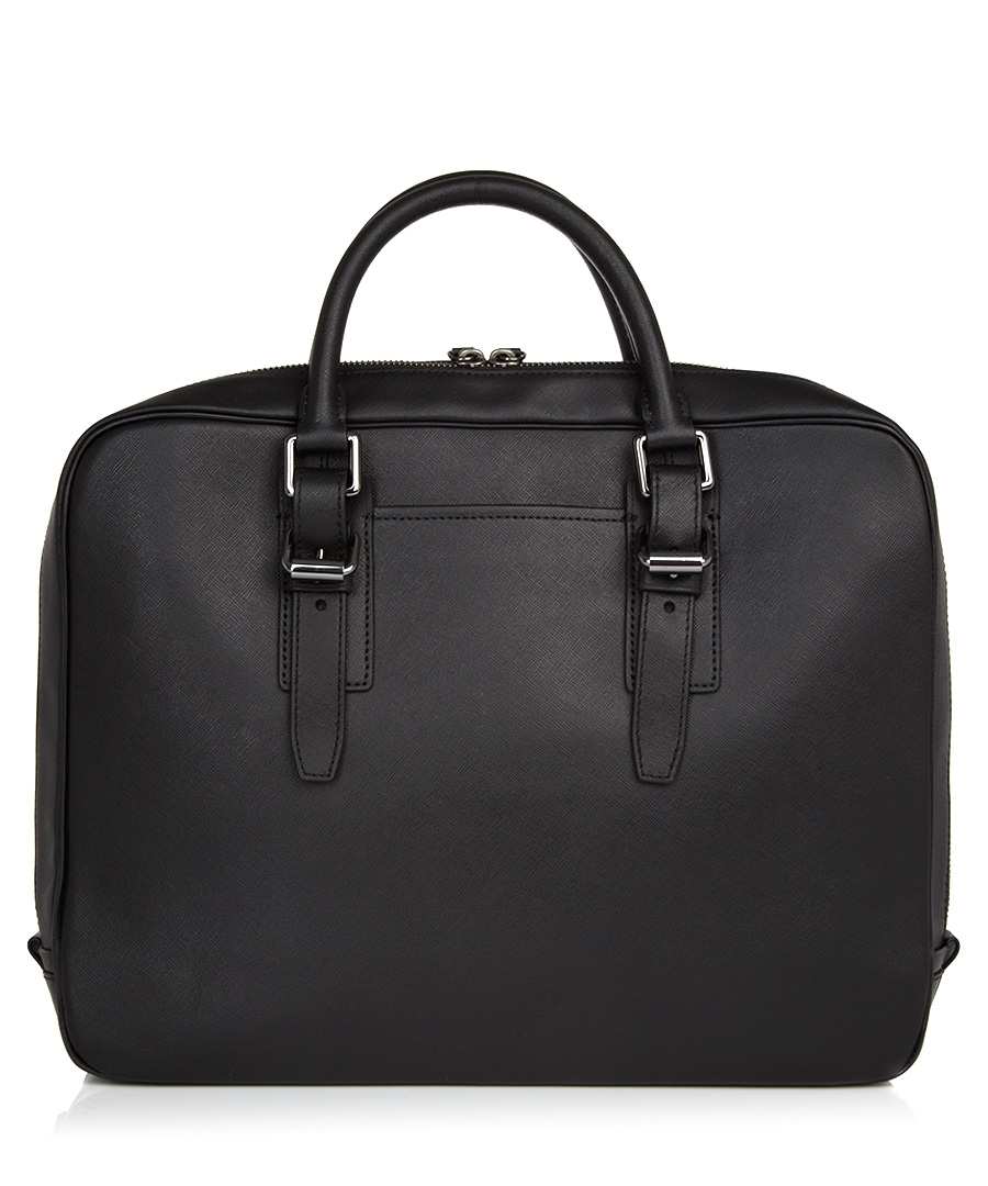 Discount Black leather briefcase SECRETSALES