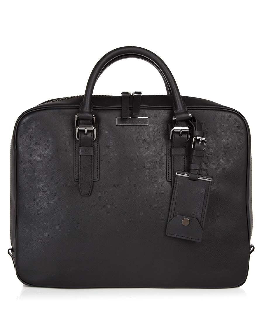 Discount Black leather briefcase SECRETSALES