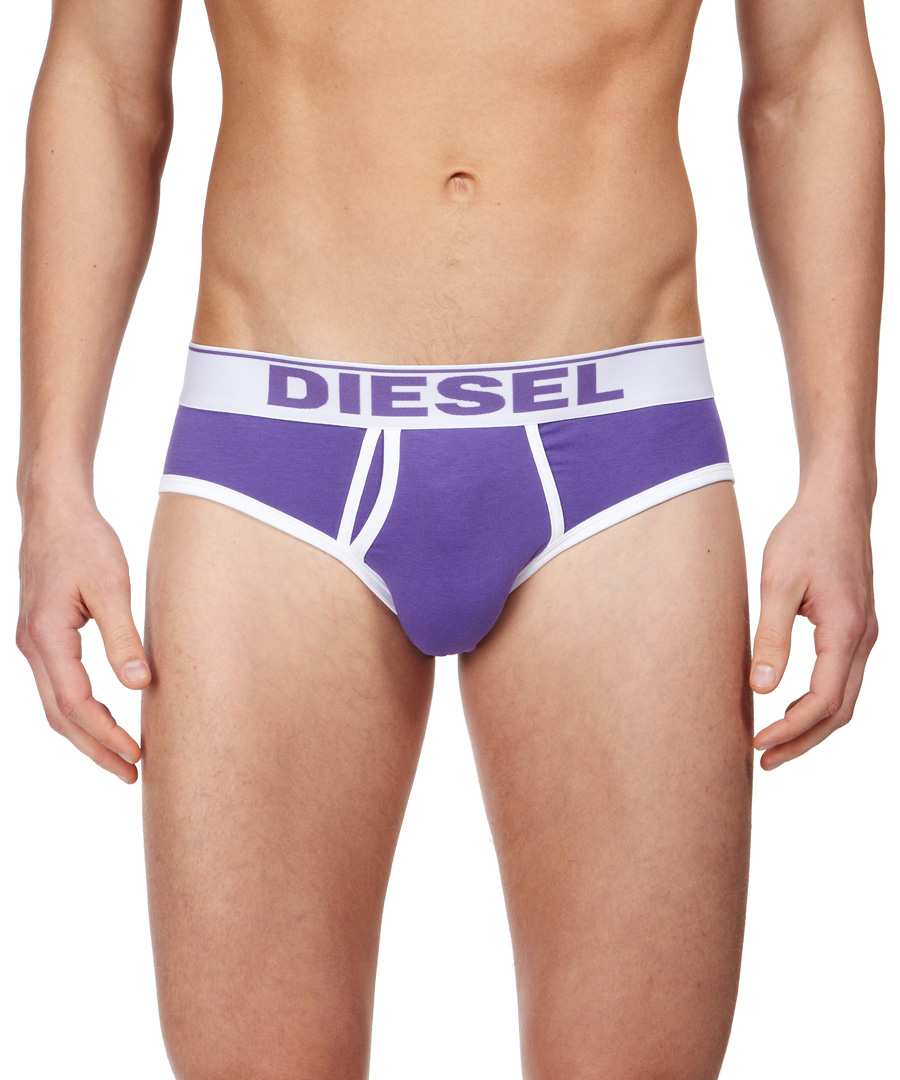 Lurex slip underpants in purple Sale - Diesel