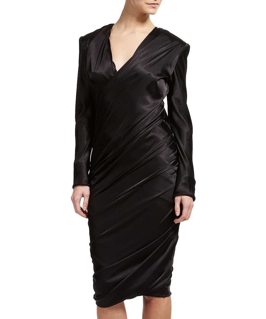 the bar silk twist dress