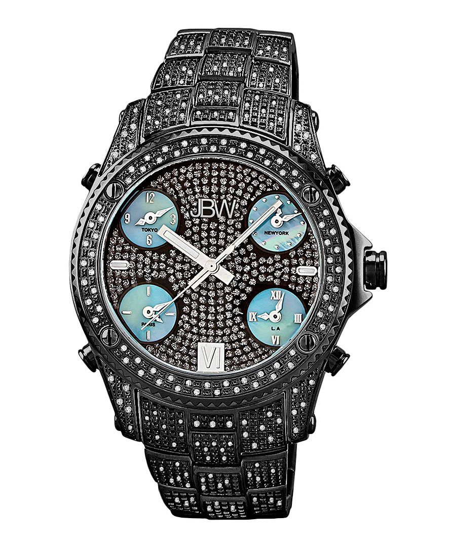 Jet Setter ion-plated diamond watch Sale - jbw
