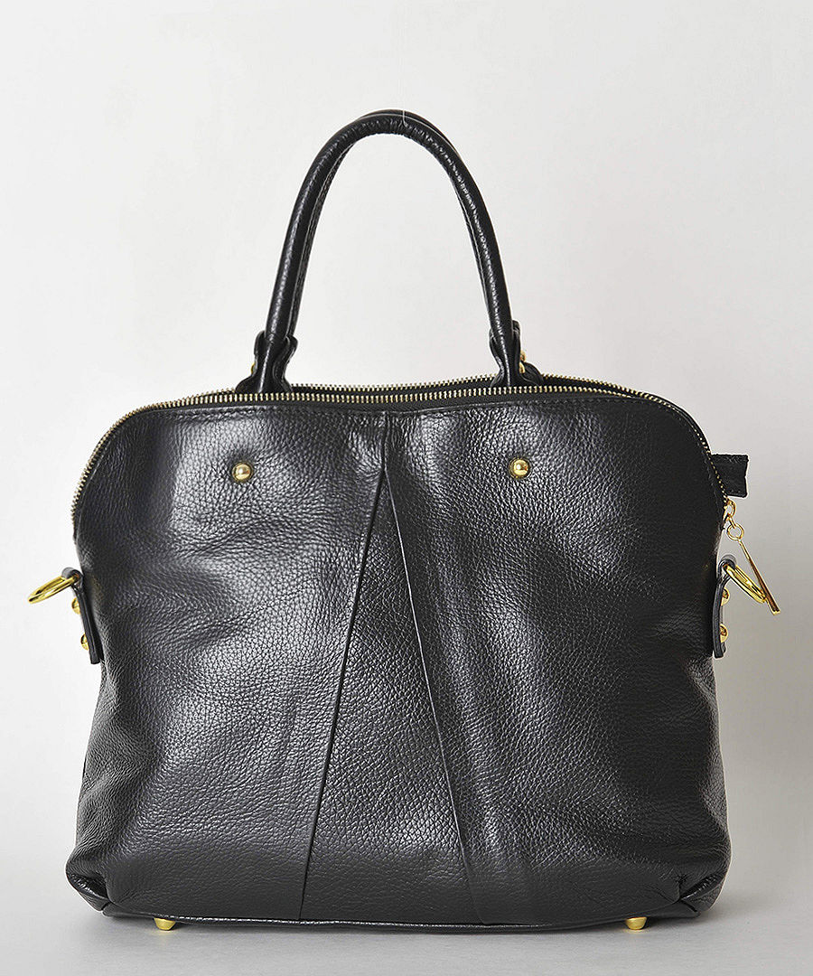 Discount Leather handbag in black SECRETSALES