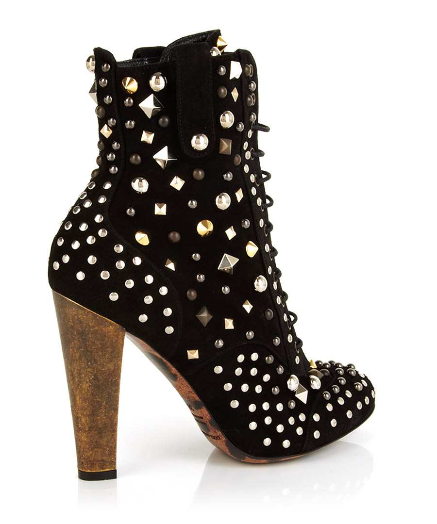 Discount Studded boots in black | SECRETSALES