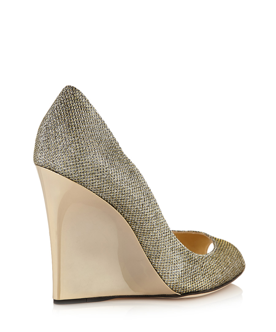 Discount Bello light bronze wedges SECRETSALES
