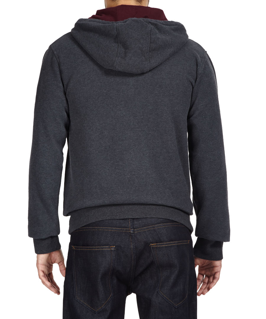 Discount Dark grey full zip hoodie | SECRETSALES