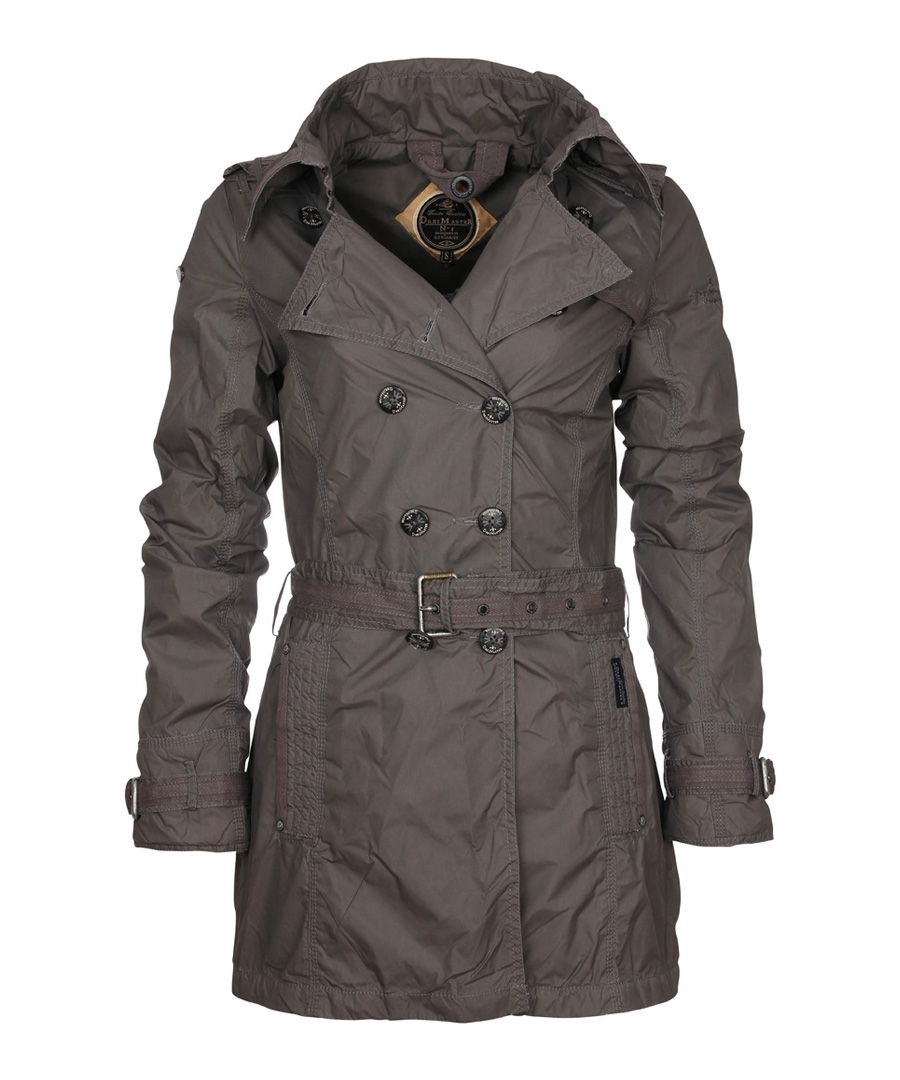 Women's grey double-breasted jacket Sale - DreiMaster
