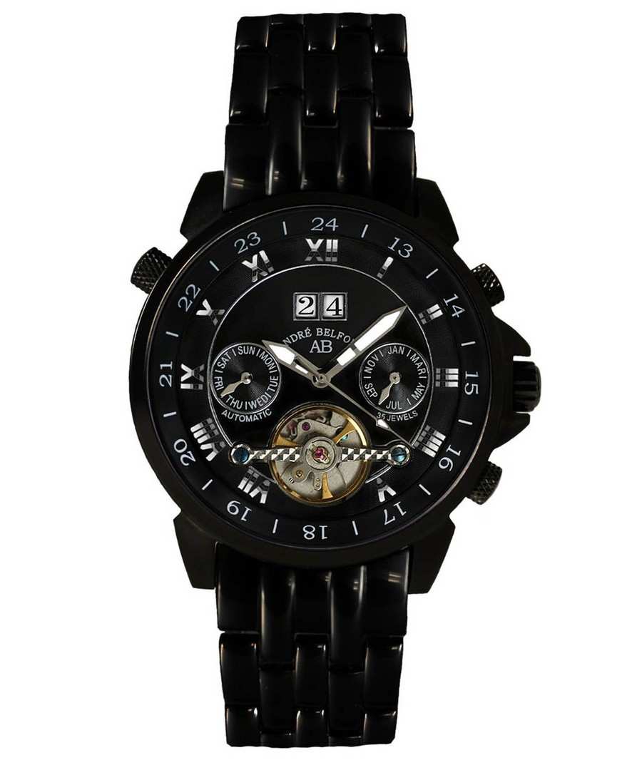 Étoile Polaire black steel watch Sale - André Belfort