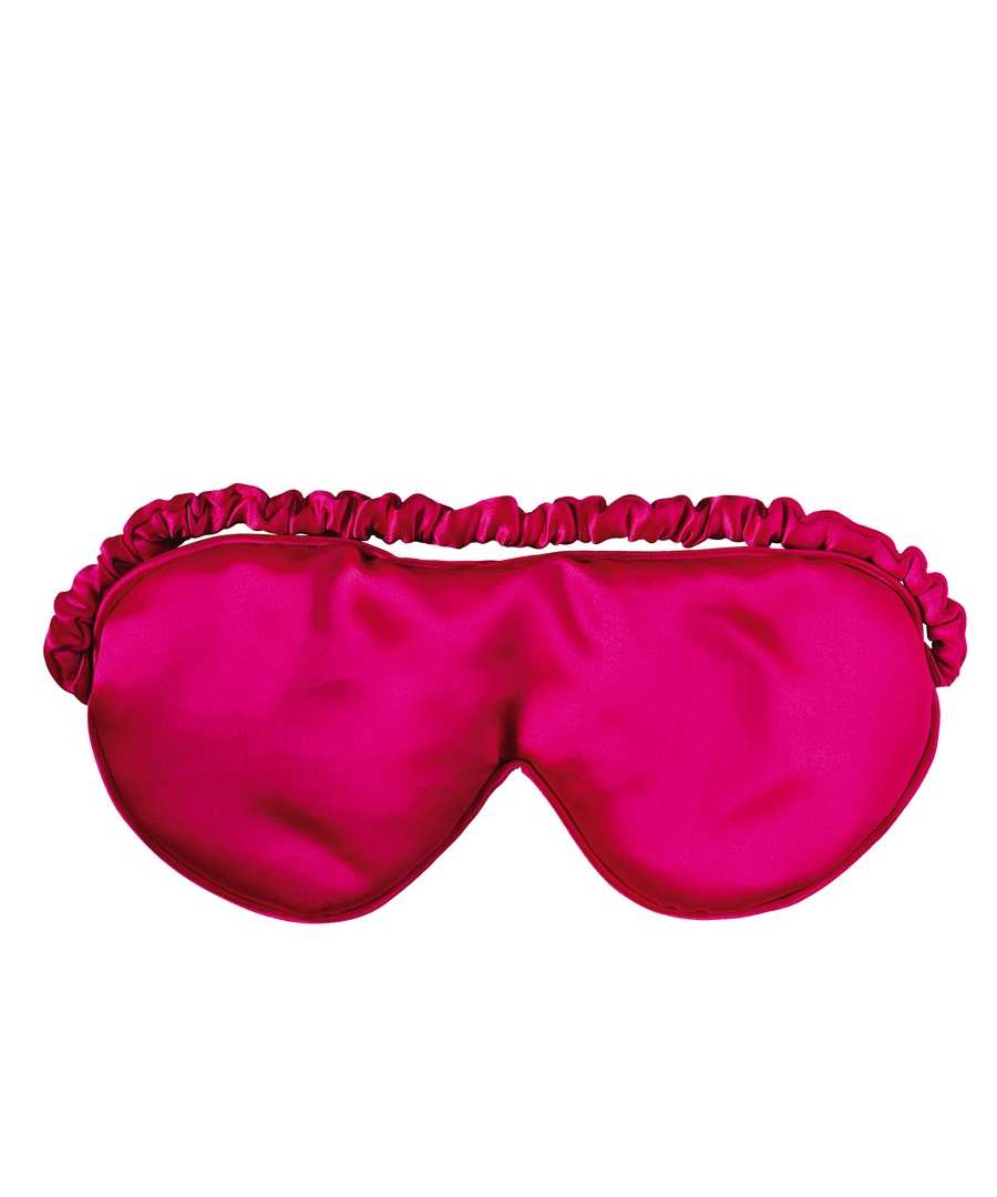 Discount Lavender Scented Silk Eye Mask in Pink SECRETSALES