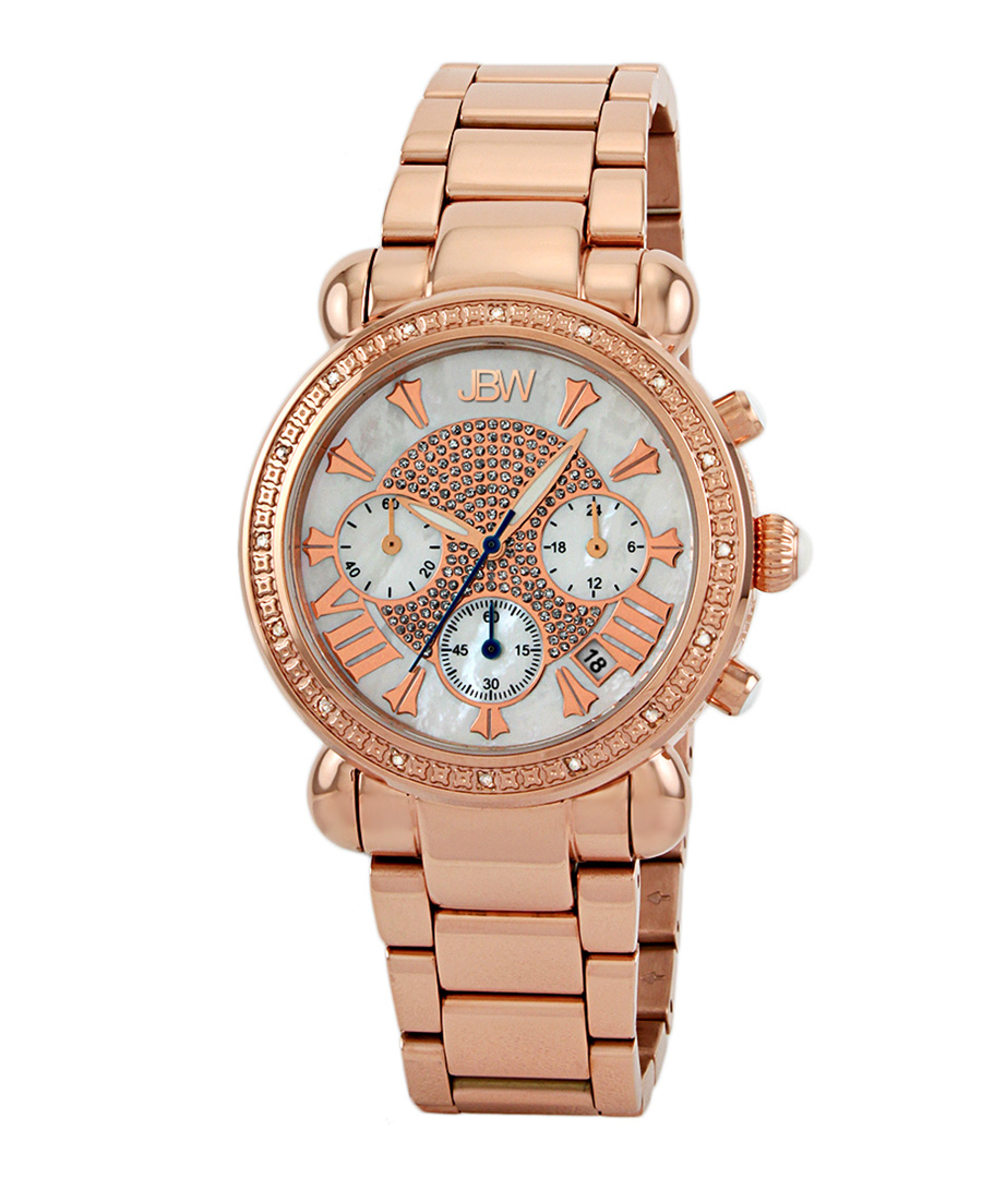 Victory rose gold-plated diamond watch Sale - jbw