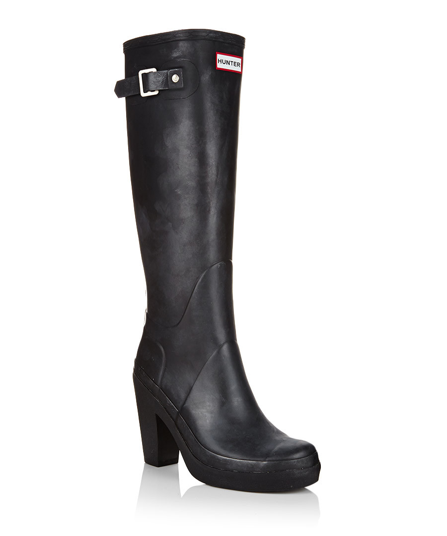 cheap black wellington boots
