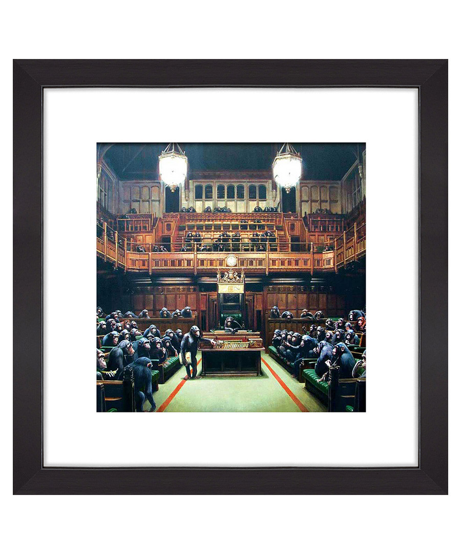 House of Parliament framed print 30cm Sale - banksy