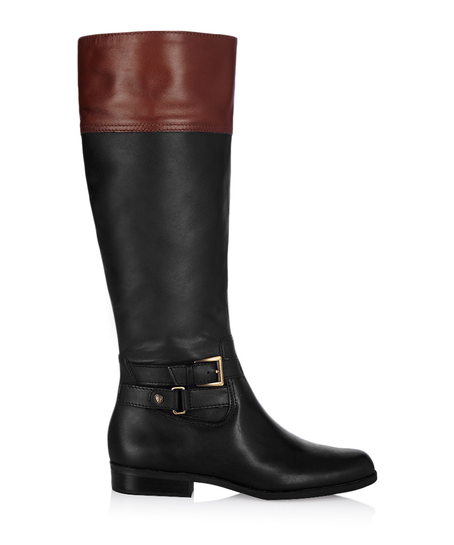 Discount Cold Feet tan leather kneehigh boots SECRETSALES