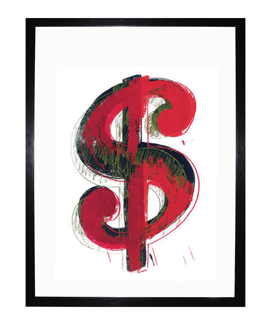 Dollar Sign 1981 framed print Sale - Andy Warhol