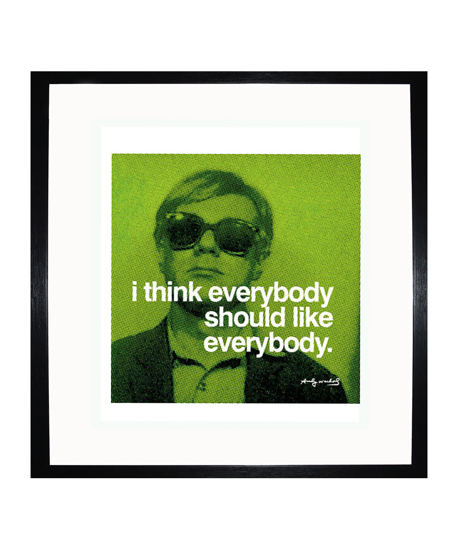 Everybody quote framed print Sale - Andy Warhol