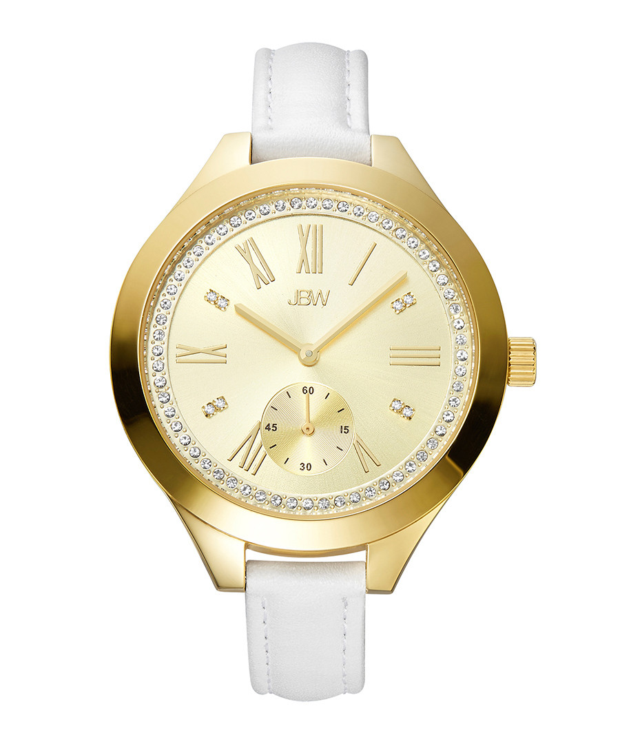 Aria 18ct gold-plated & diamond watch Sale - jbw