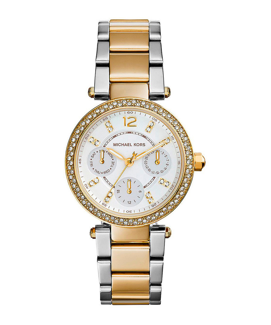 Mini Parker two-tone embellished watch Sale - Michael Kors