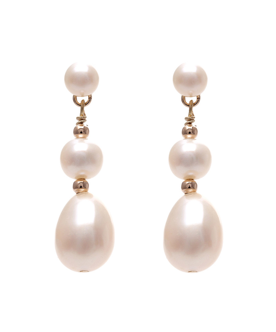 0.3-0.7cm white pearl earrings Sale - Windsor Pearl