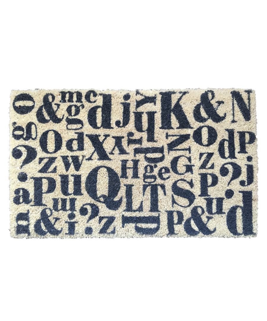 Notting Hill brown coir doormat Sale - bombay duck