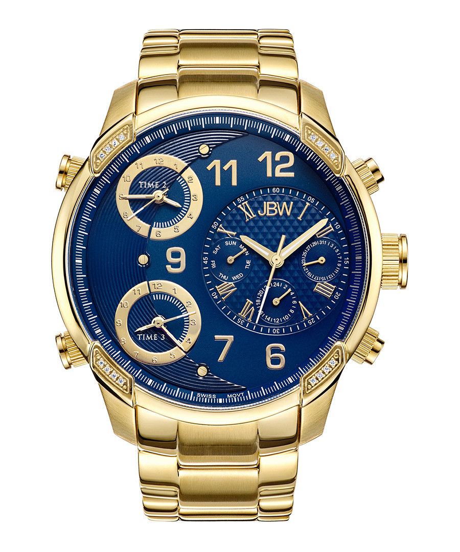 G4 18k gold-plated & diamond watch Sale - jbw