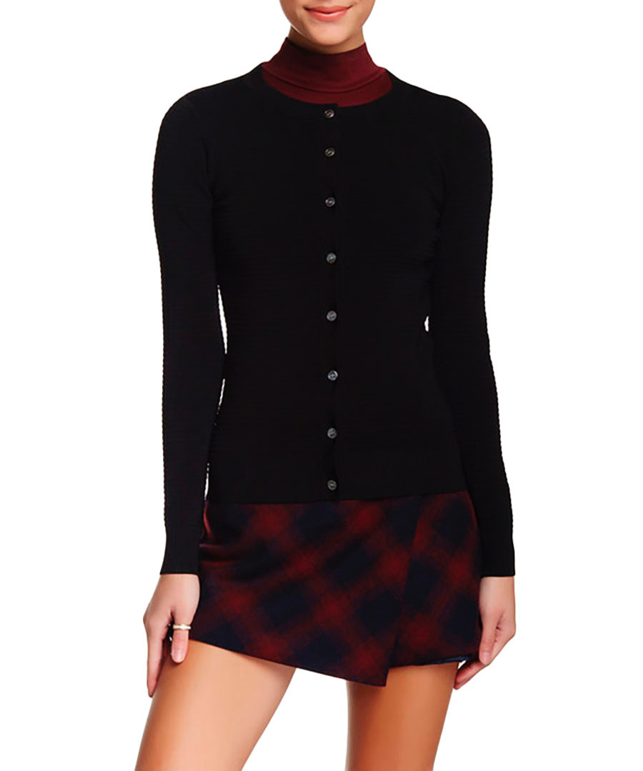 Melly black pure wool cardigan Sale - Rolo and Ale