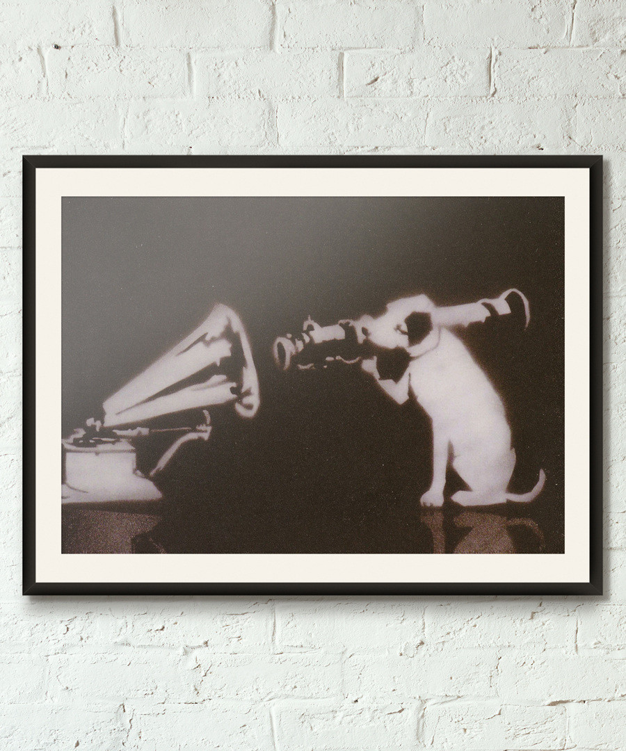 STFU framed print 40cm Sale - banksy