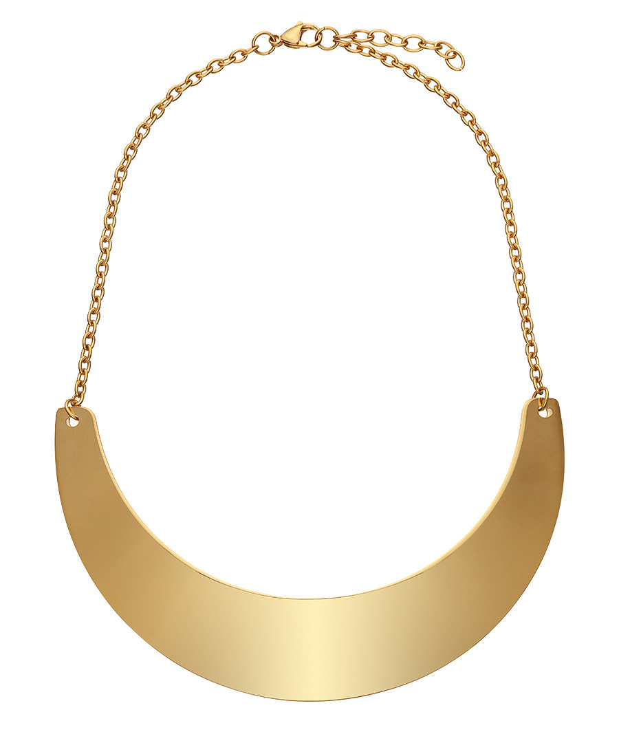 18k gold-plated collar necklace Sale - liv oliver