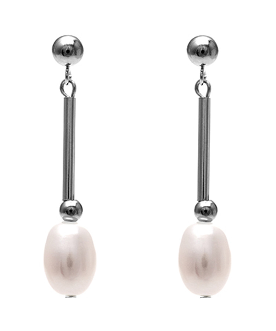 0.7cm pearl & 9ct gold-plated earrings Sale - Windsor Pearls
