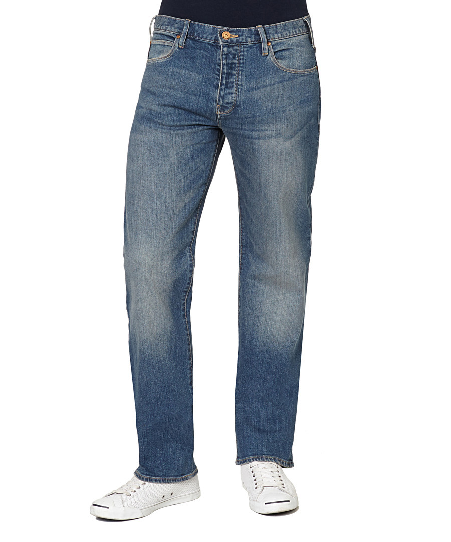 Classic blue cotton regular jeans Sale - armani jeans