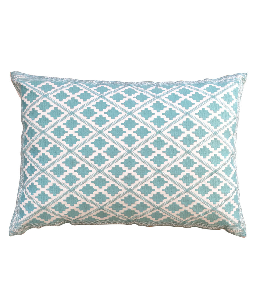 Timbuktu aqua cotton cushion Sale - bombay duck