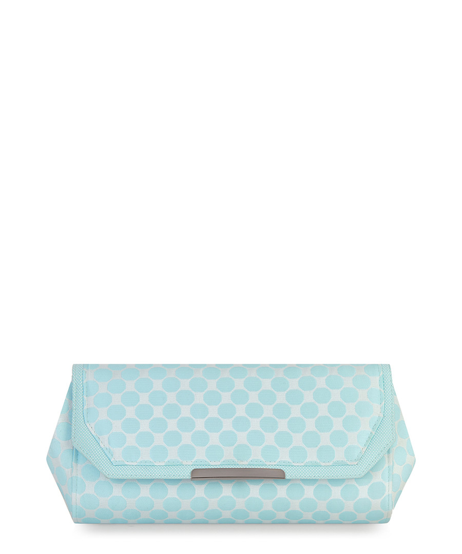 Mint geometric print clutch Sale - ruby shoo