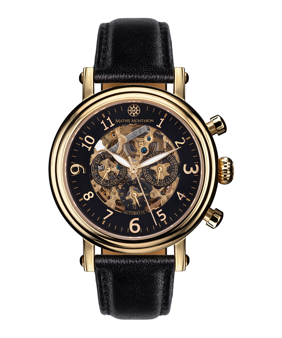 Executive gold-tone & black watch Sale - mathis montabon