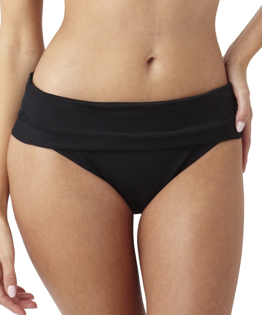 Isobel black folded bikini briefs Sale - panache