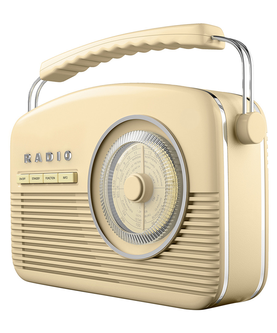 Cream DAB retro style radio Sale - Akai