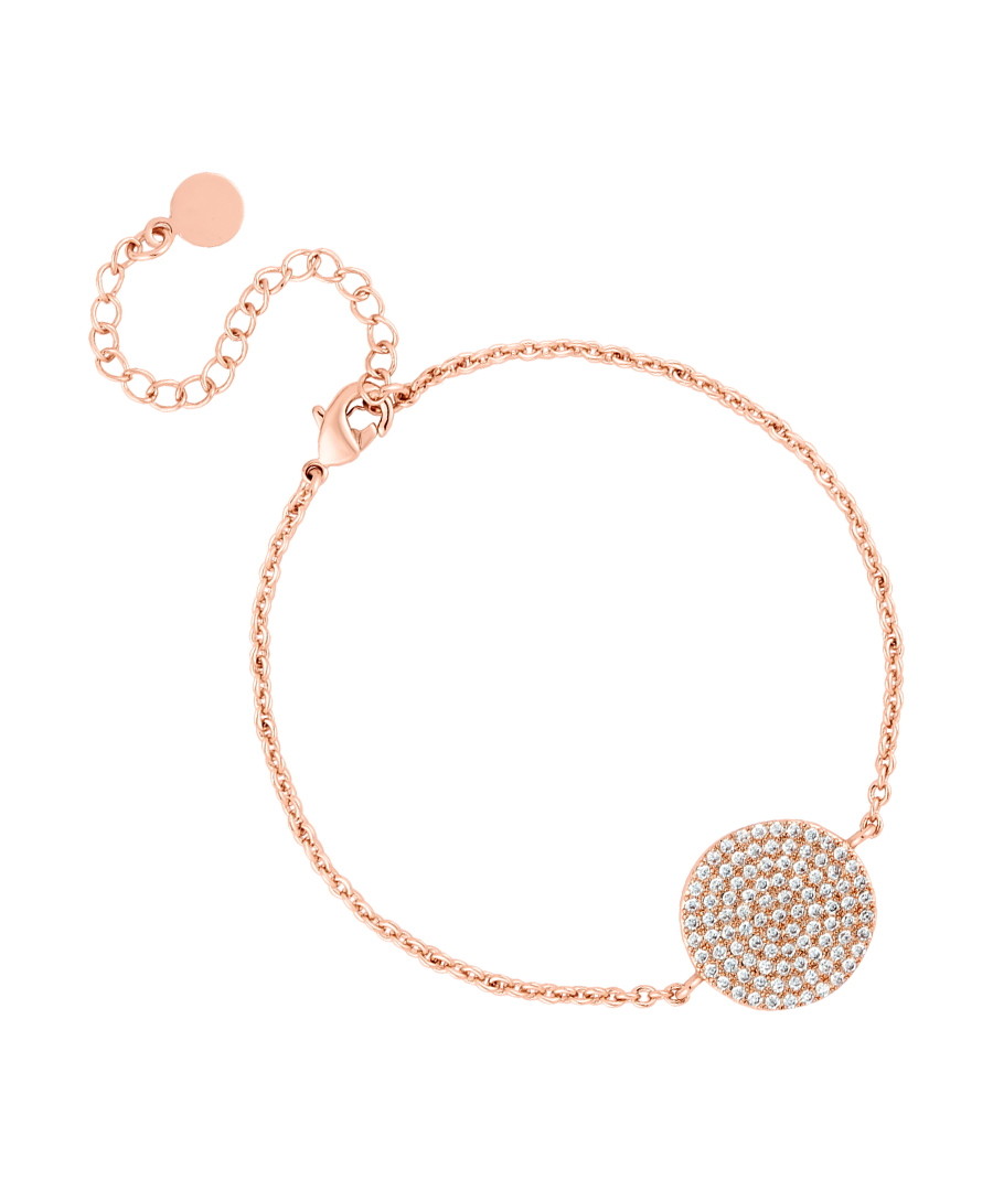 Honeycomb rose gold-plated bracelet Sale - diamond style
