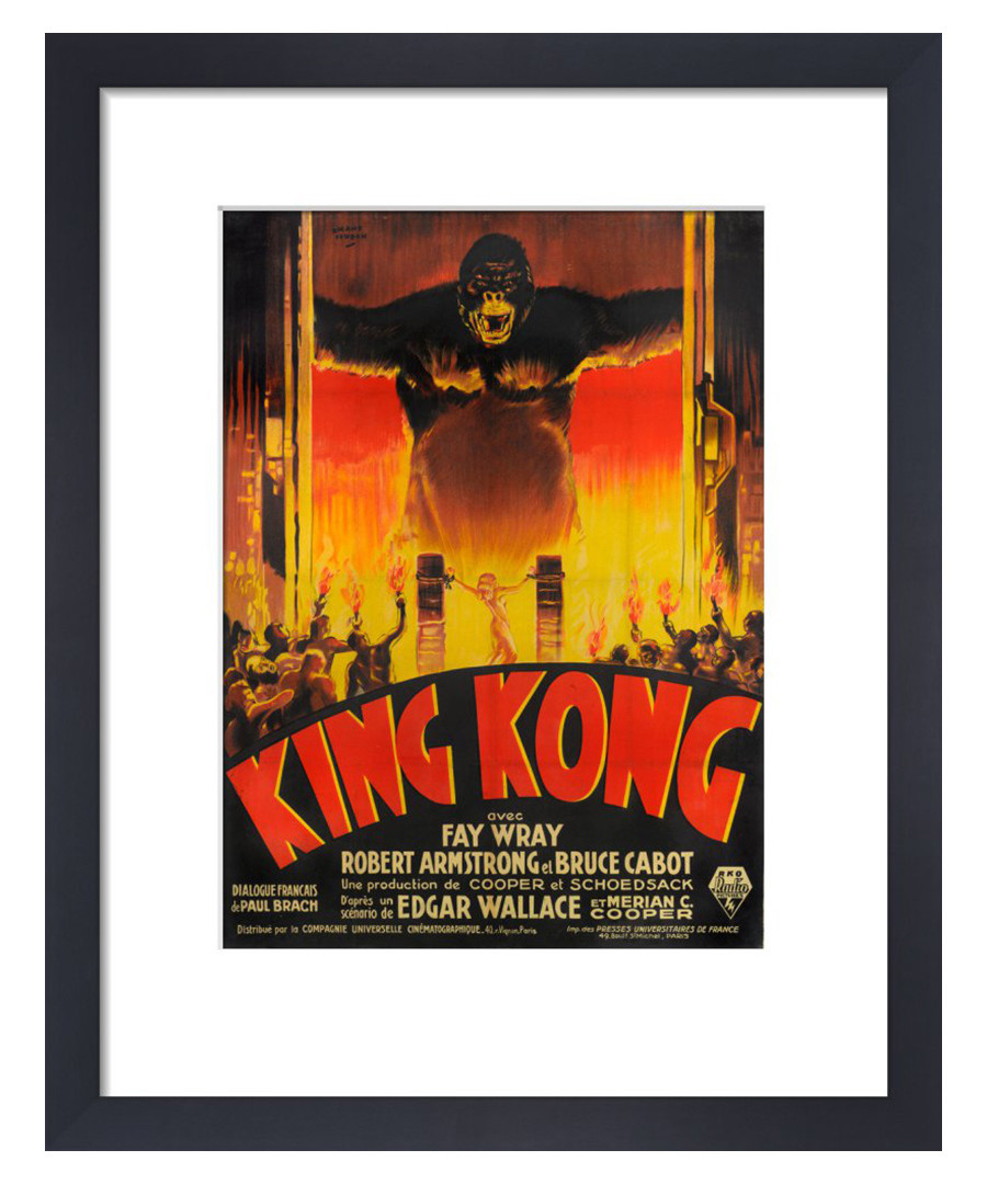 King Kong framed print 36cm Sale - film classics