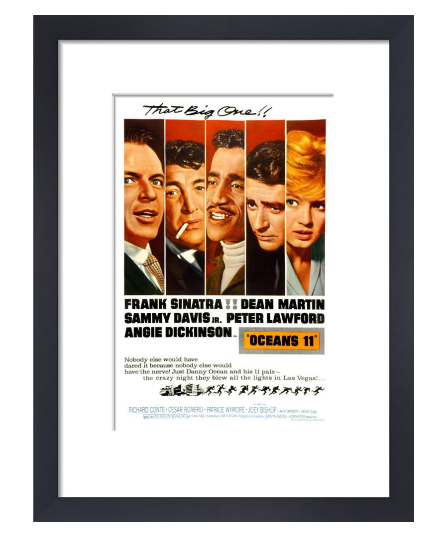 Oceans Eleven framed print 36cm Sale - film classics