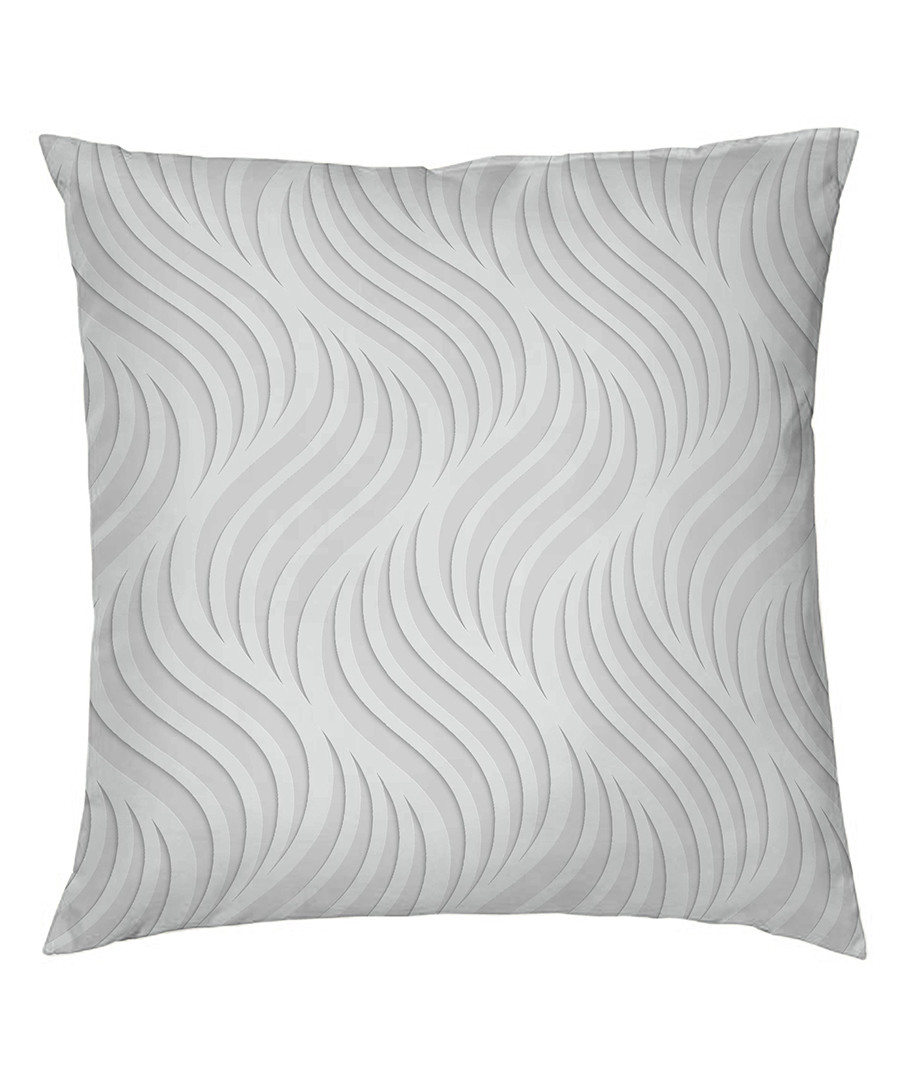Zulema grey pure cotton pillowcase 65cm Sale - pure elegance