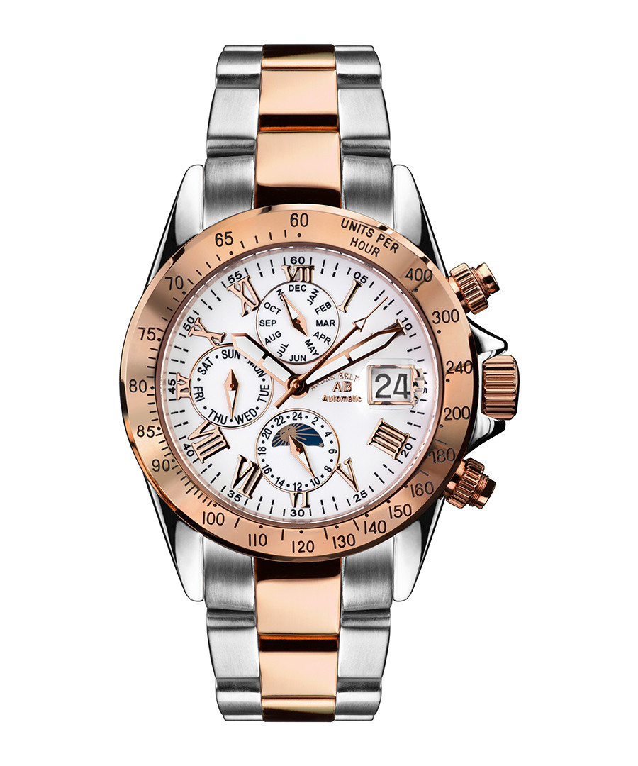 Le Capitaine silver-tone & white watch Sale - andre belfort