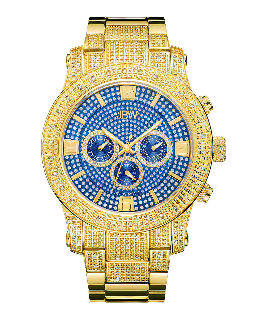 Lynx gold-plated 80 diamond watch Sale - JBW