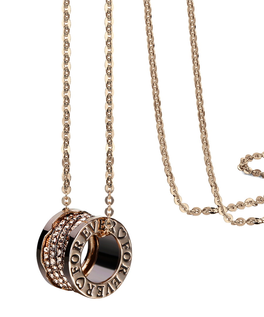 Forever 18ct gold-plated necklace Sale - caromay