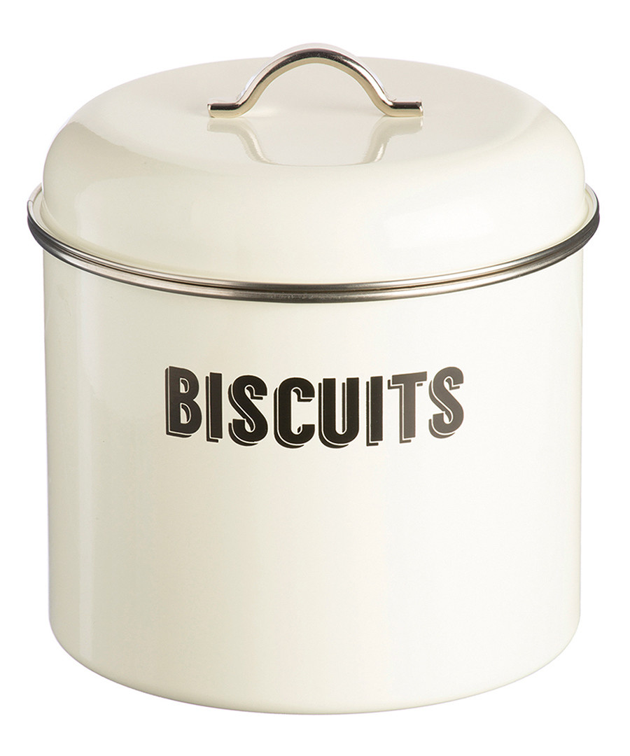 Discount Retro cream biscuit tin SECRETSALES
