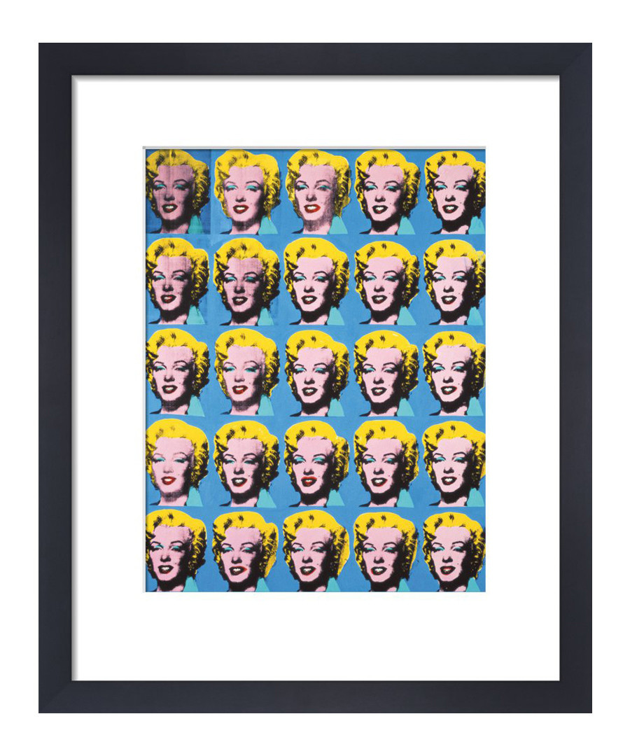 Twenty Five Marilyns framed print Sale - Andy Warhol