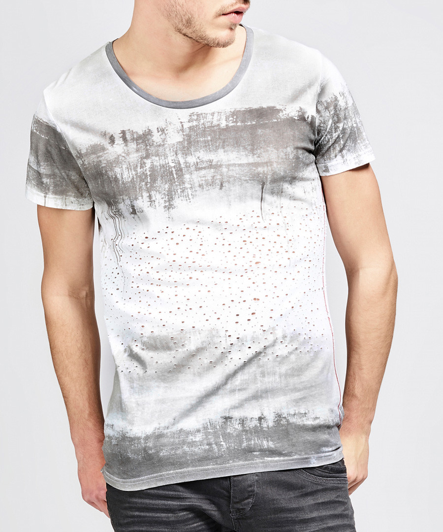Cloudy grey pure cotton T-shirt Sale - true prodigy