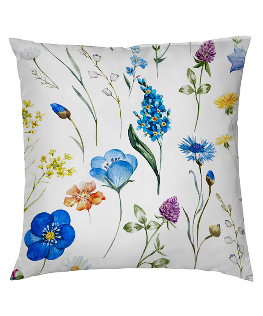 Sapphire pure cotton floral cushion 65cm Sale - pure elegance
