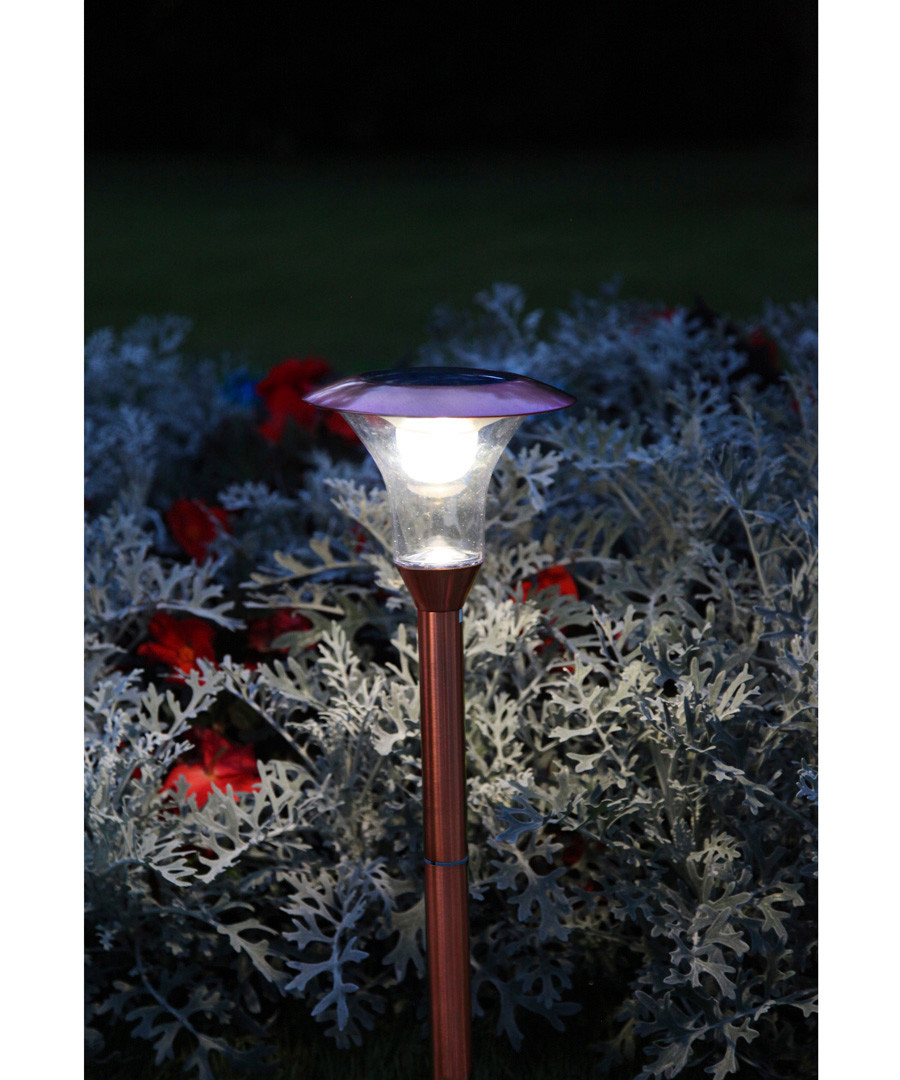 Copper-tone solar path light 51cm Sale - solar lighting