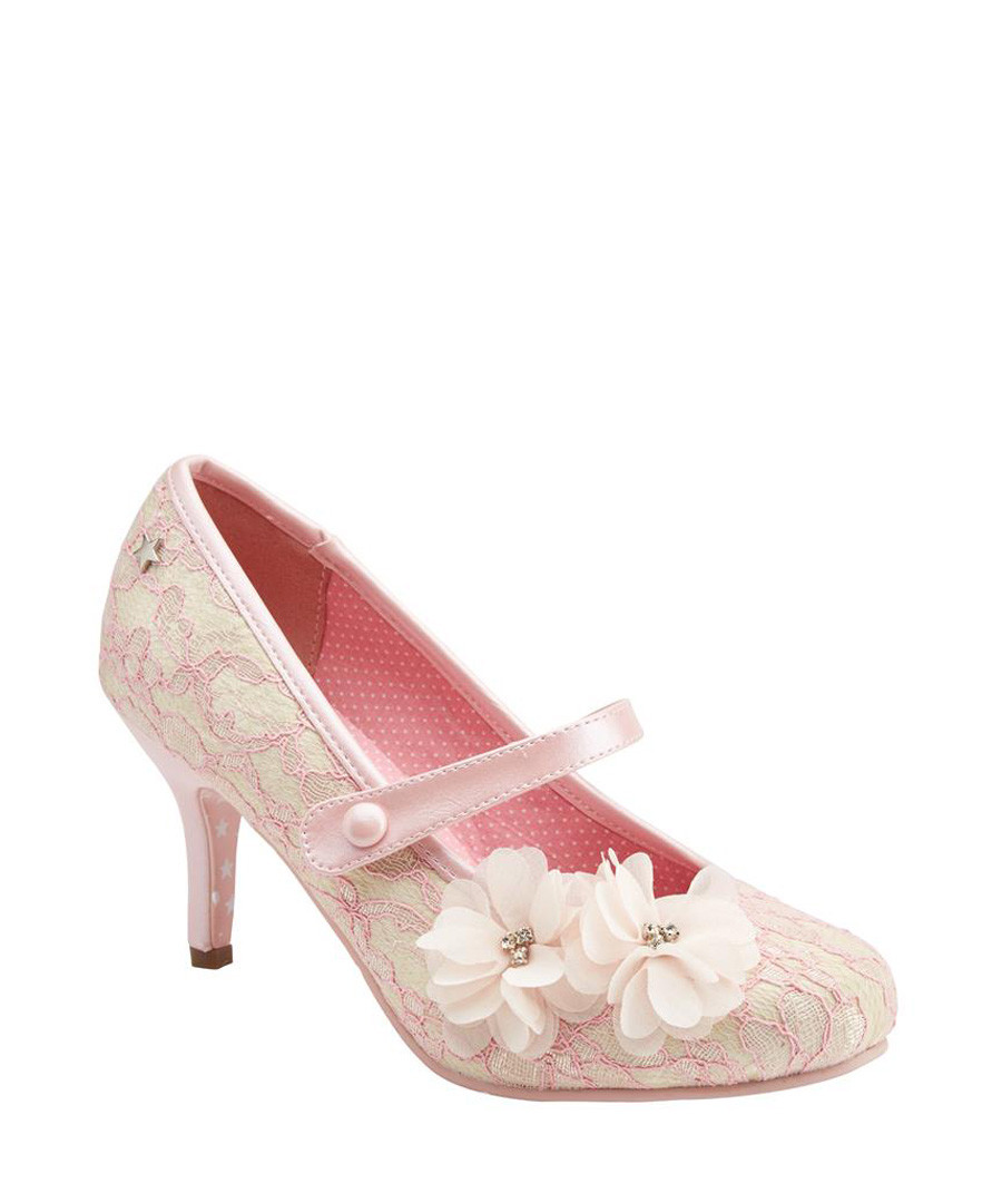 Louisa soft pink Mary Jane shoes Sale - joe browns