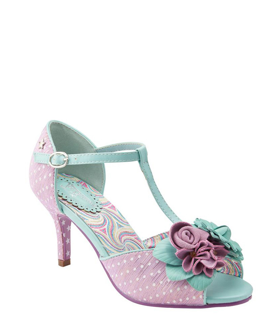 All Things Nice pink & mint T bar heels Sale - joe browns