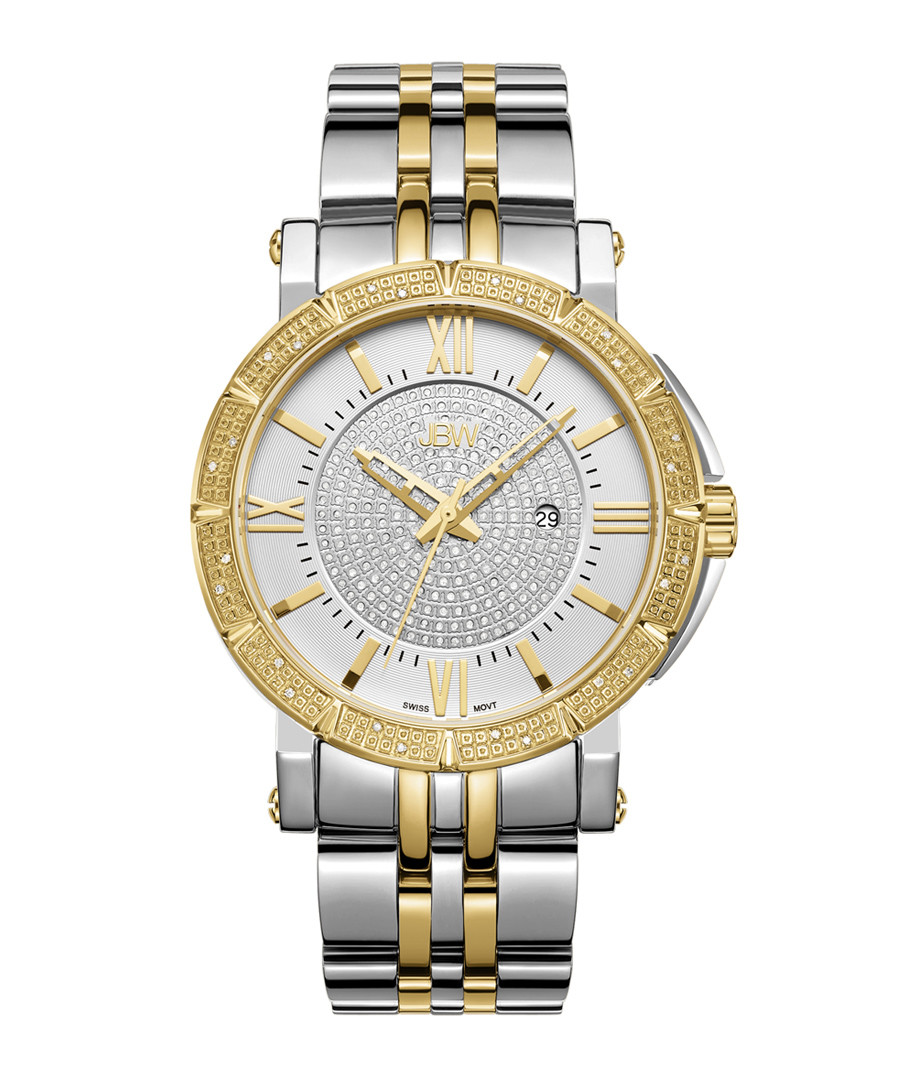Vault 18k gold plated diamond watch Sale - jbw