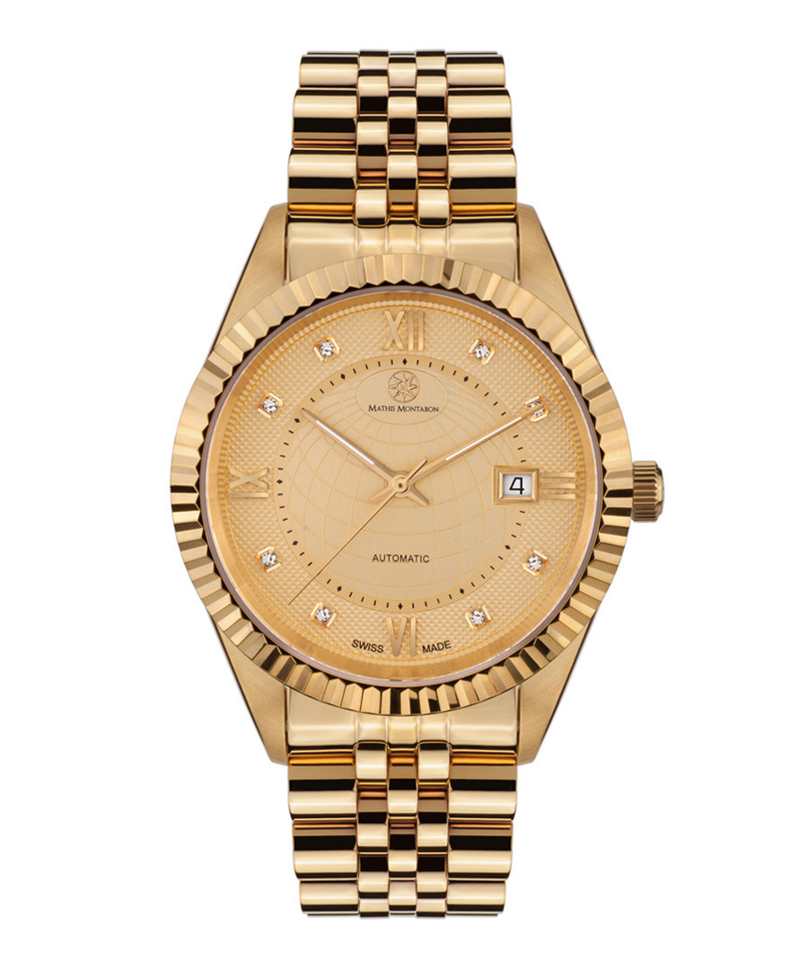 Beauté de Suisse gold-tone steel watch Sale - mathis montabon